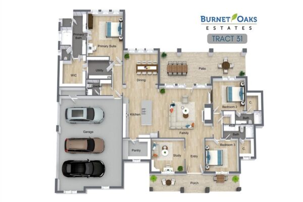 tract 31 burnet oaks floorplan